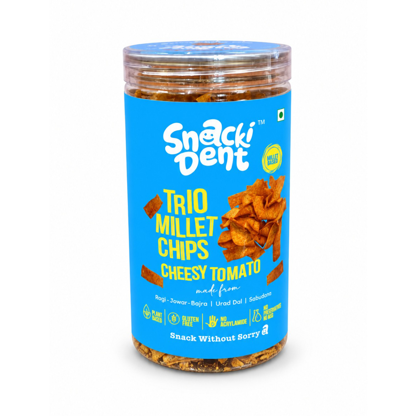 Trio Millet Chips Cheesy Tomato